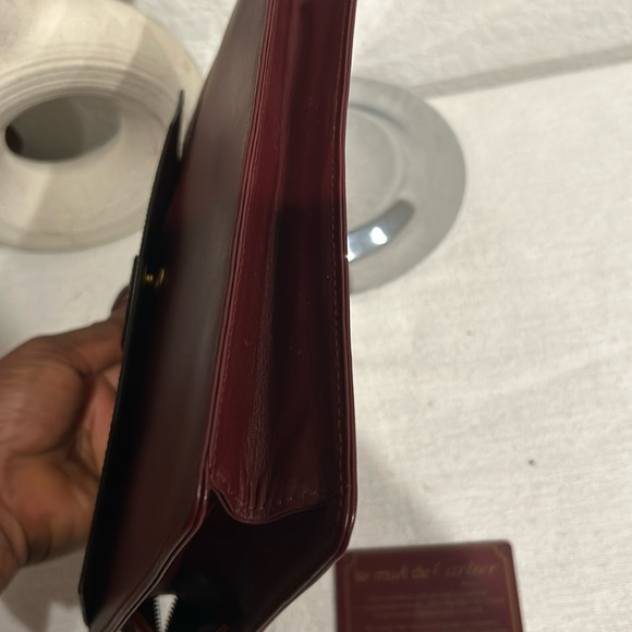 Cartier Red Leather Clutch Bag - Picture 9 of 13
